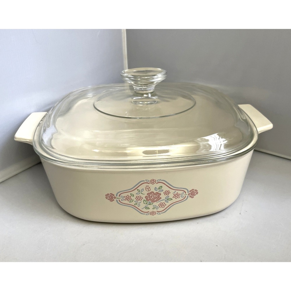 Corningware 2 Liter A2B English Breakfast Casserole Dish with Lid